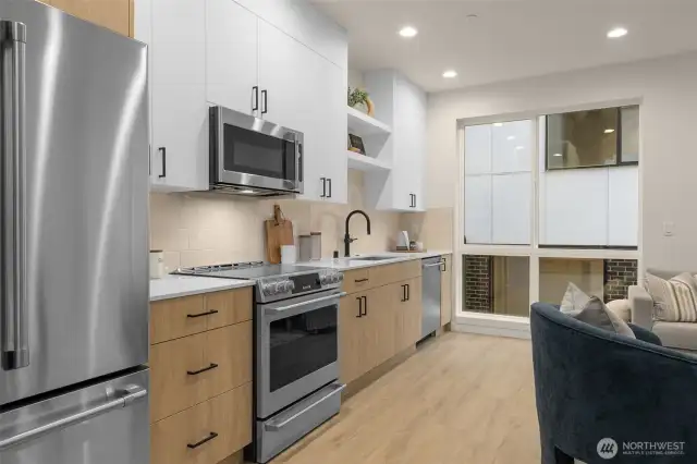 Large windows allow for an influx of natural light, creating well-lit & calming spaces.