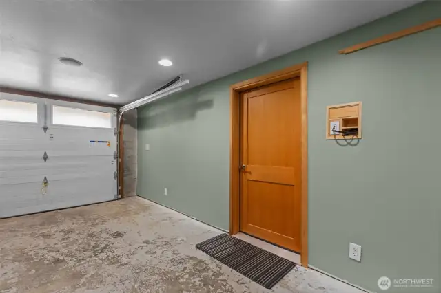 Attached garage has rough-in for kitchen to be added.