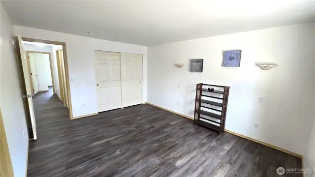 Expansive master suite... and 1 of 2 big suite closets