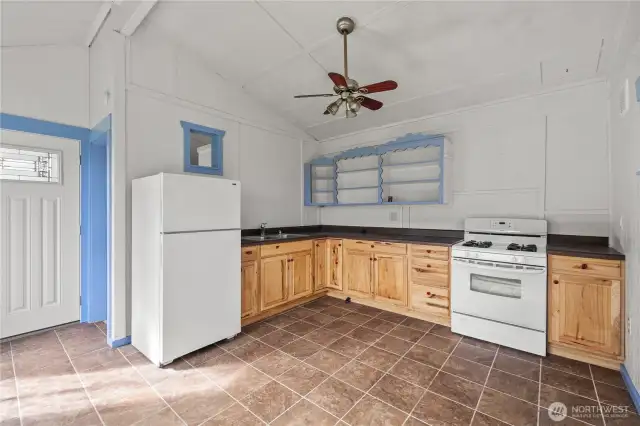 349 cabin kitchen.