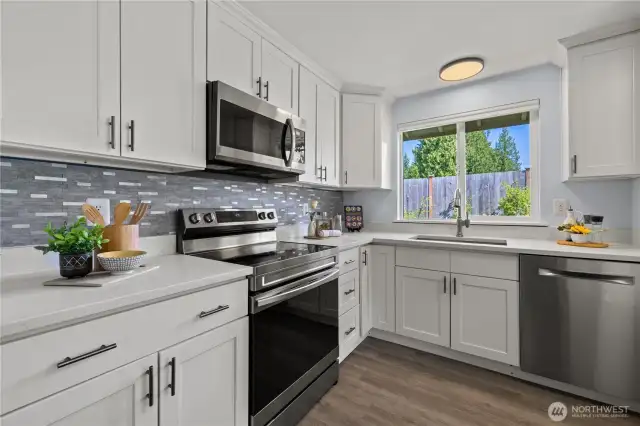 Tile backsplash