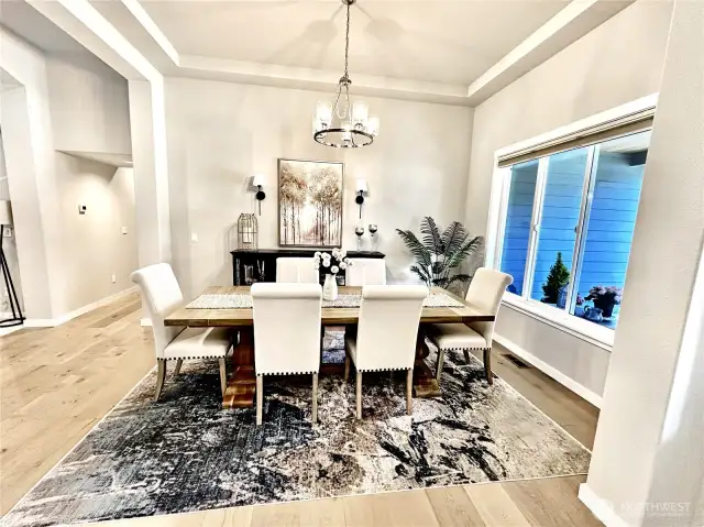 Full view of formal dining