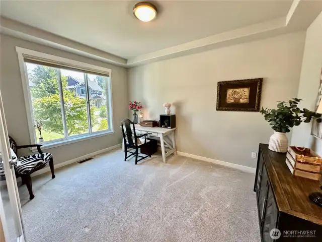 Large den/office just off entry.