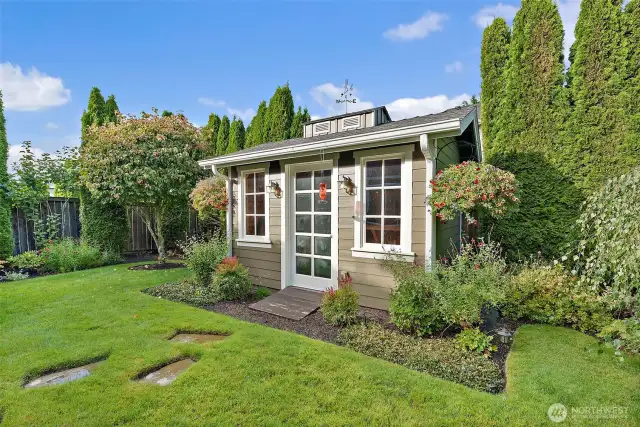 Backyard Shed with power