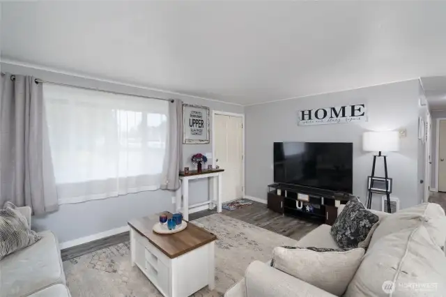 Living room is spacious!