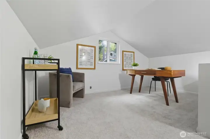 Loft for office, play or guest