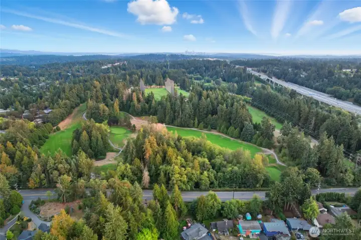 Nearby golf course