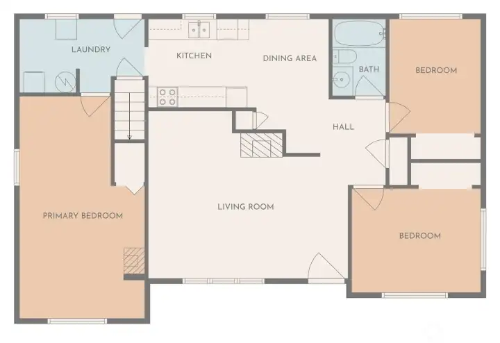 First/Main floor plan