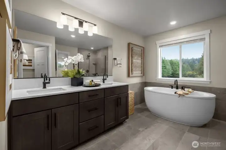 Model home, not of actual home