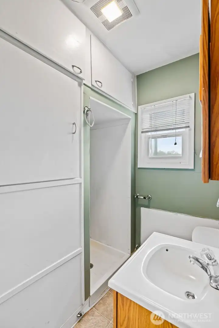 Unit two 3/4 bath