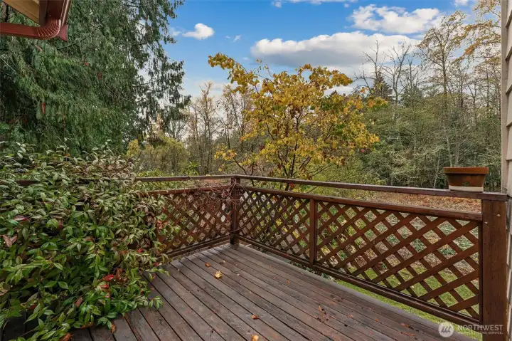 Deck off of Primary Suite