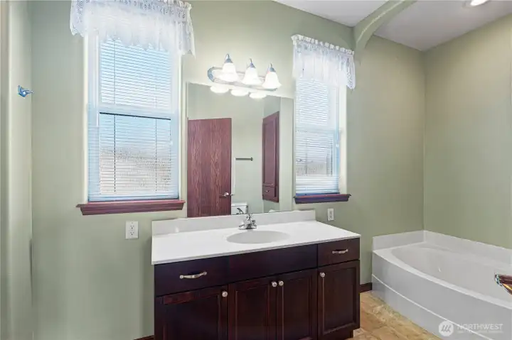 full bathroom upstairs