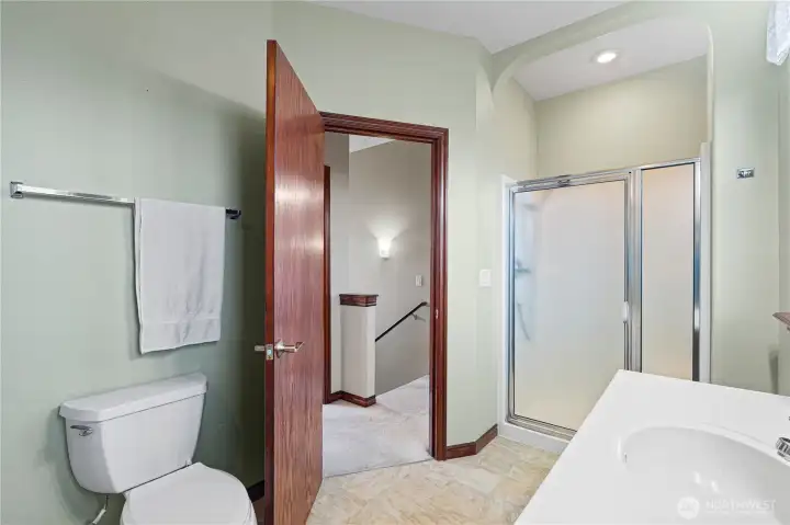 full bathroom upstairs