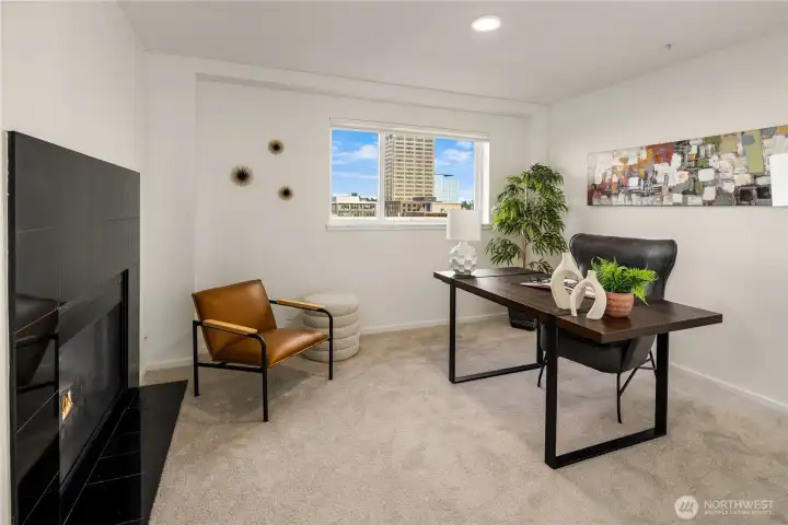 4th Bedroom is conforming and could be used as an office.