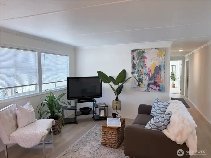 Lots of natural light