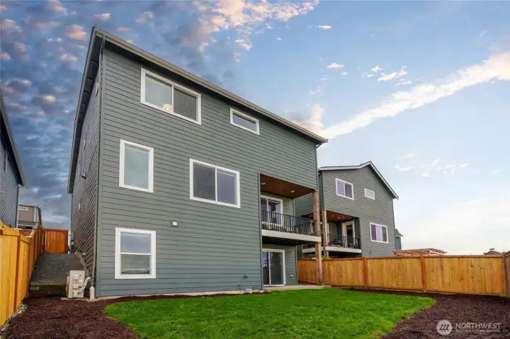 Rear elevation.
