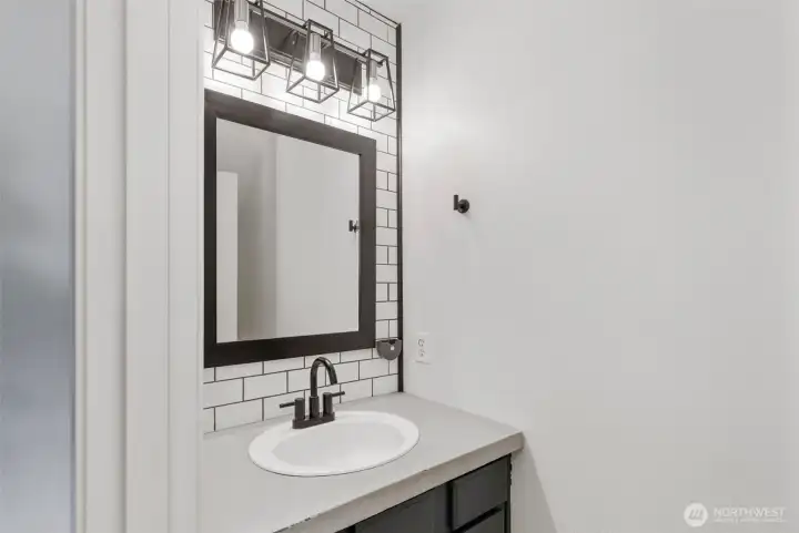 Downstairs half bath