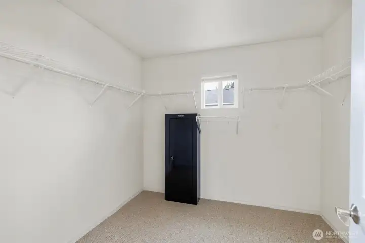 Primary walk-in closet
