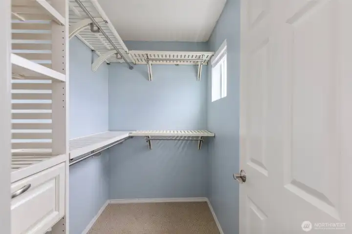 All 3 guest rooms have a walk-in closet