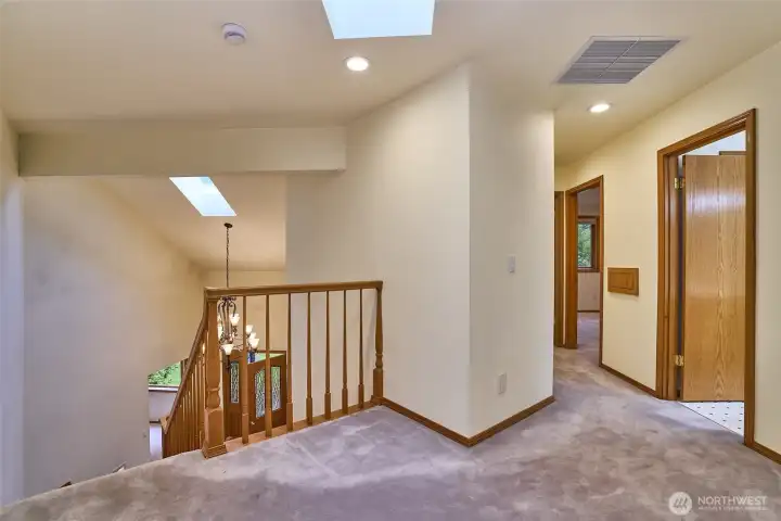 Upstairs landing