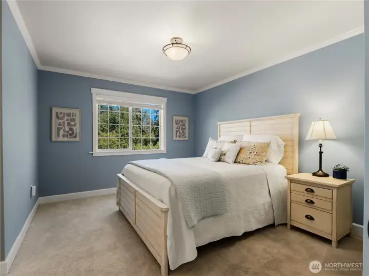 The guest room on the second floor. The guest room on the second floor.