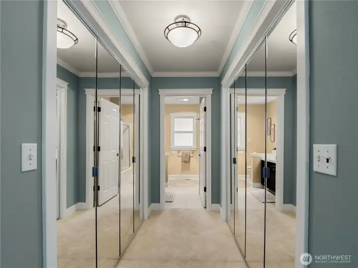 Closets, closets, closets. Closets, closets, closets.