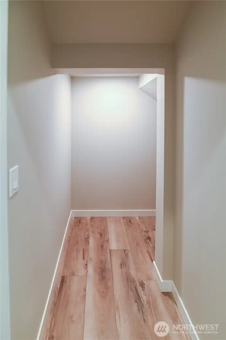 Under stair closet