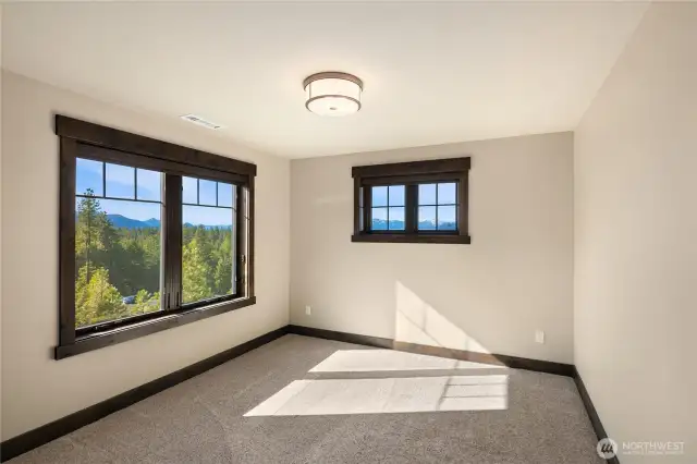 Third bedroom with breathtaking views.