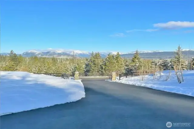 view after fresh snow.