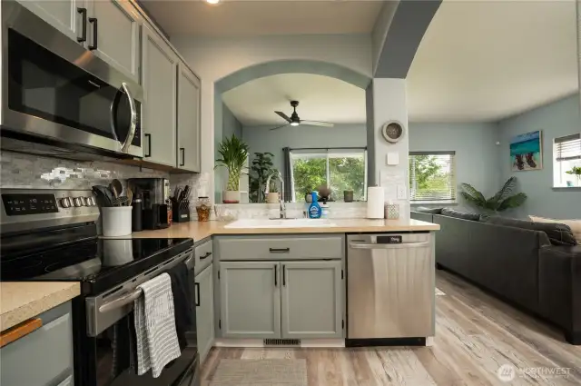 updated kitchen