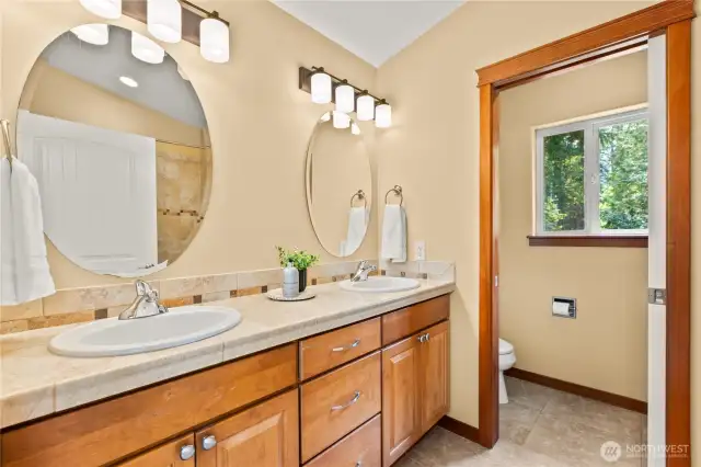 Upstairs primary bath