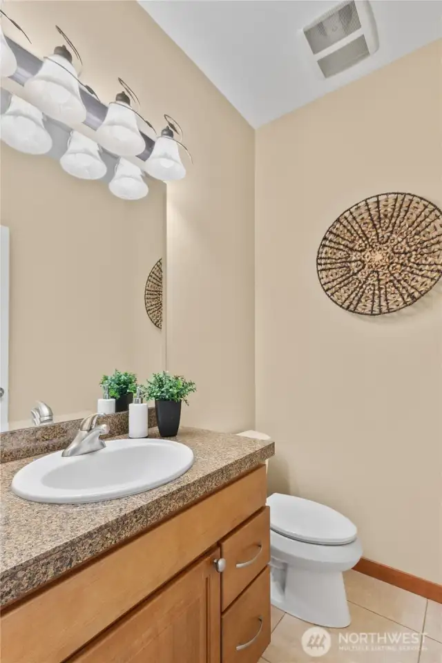Main floor powder room