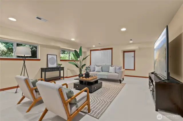 Your lower level living space