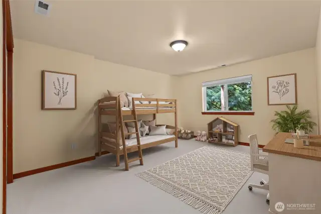 4th bedroom or office space (lower level)