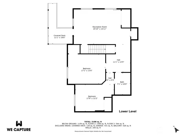 Lower level layout