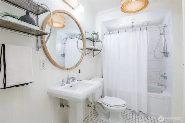 Convenient main floor bathroom
