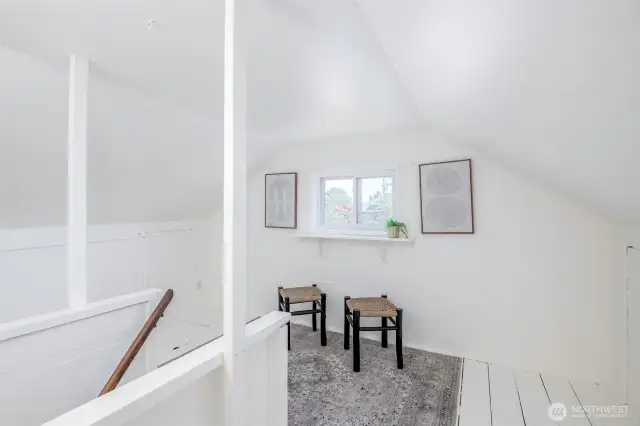 Lots of space on this landing for your creativity.