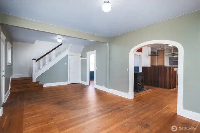 Living Room upon Entering House