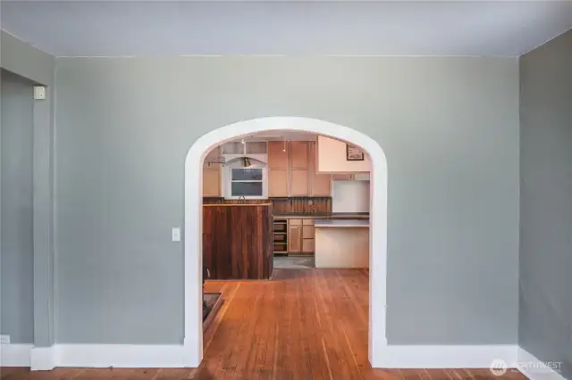 Living Room looking into Kitchen