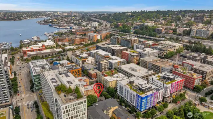 parcel is 3600 sf with a 4,107 sf building