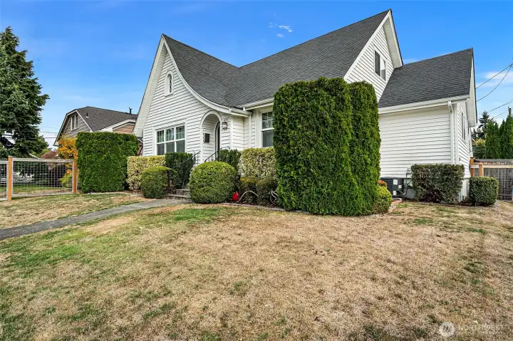 Oversized corner lot - plenty of place to play and garden.
