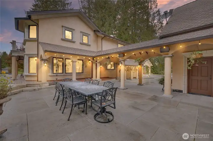 Beautifully Crafted Pavilion ~ Gorgeous Sealed Concrete ~ Exquiste Detail ~ Imagine....