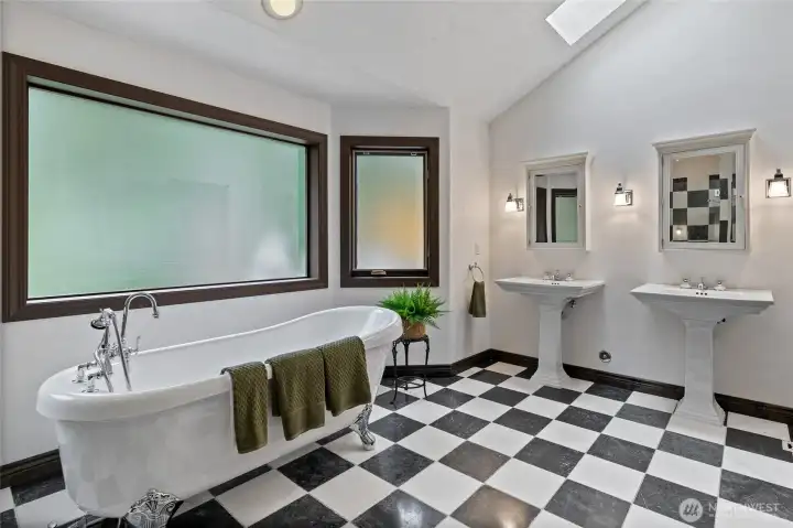 Indulgent Soaking Tub, designed purely for unwinding!