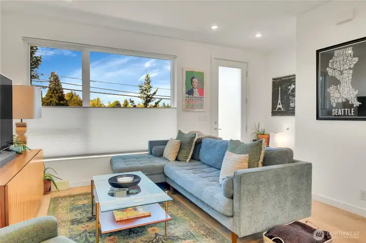 previously furnished living room