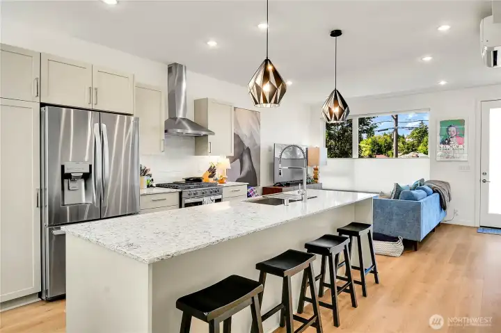 Previously furnished kitchen