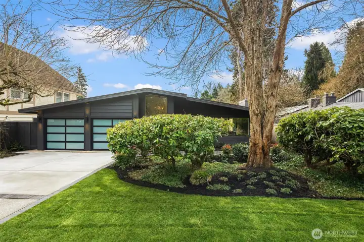 Newly installed Amarr garage doors.