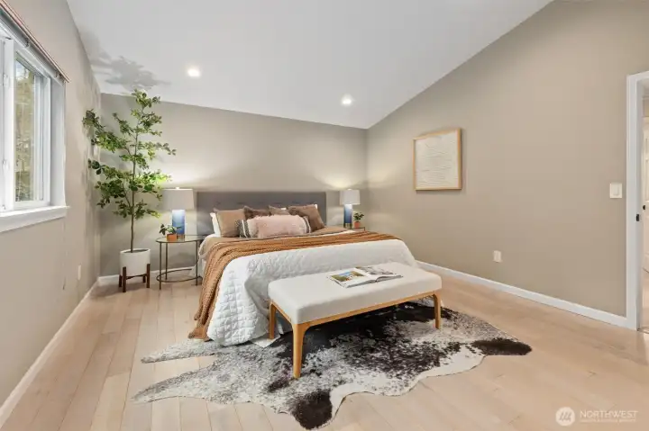 Alternate view of primary bedroom.