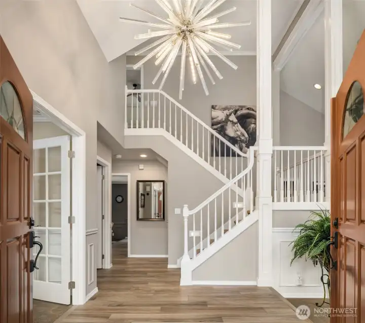 living/dining…..Formal and informal spaces flow perfectly. Vaulted ceilings, warm, inviting gas fireplace, custom blinds, new interior paint and lighting throughout this perfectly remodeled and pristine home. living/dining…..Formal and informal spaces flow perfectly. Vaulted ceilings, warm, inviting gas fireplace, custom blinds, new interior paint and lighting throughout this perfectly remodeled and pristine home.