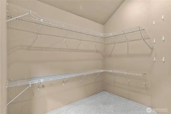 Primary closet