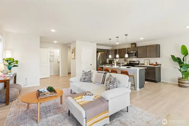 Open, airy living space